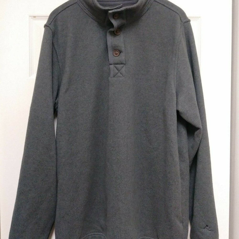 ALPINE DESIGN‎ Mens Gray pullover sweater LS Sz XXL